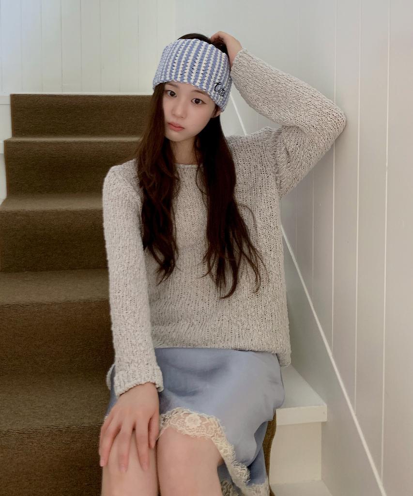 CITTA Essential Boat Neck Knit_Ctk267(Grey)
