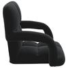Adjustable Floor Chair Black Velvet