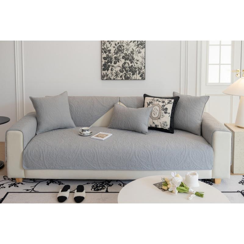 Подушка для дивана из скандинавского мытого хлопка — фото 10