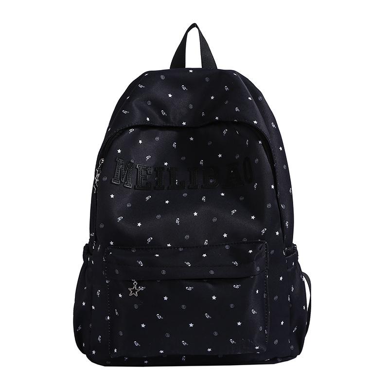 Schoolbagins Wind Star Female Large Capacity Junior High School Girl High School Student School Bag Leisure Travel Backpack Backpack