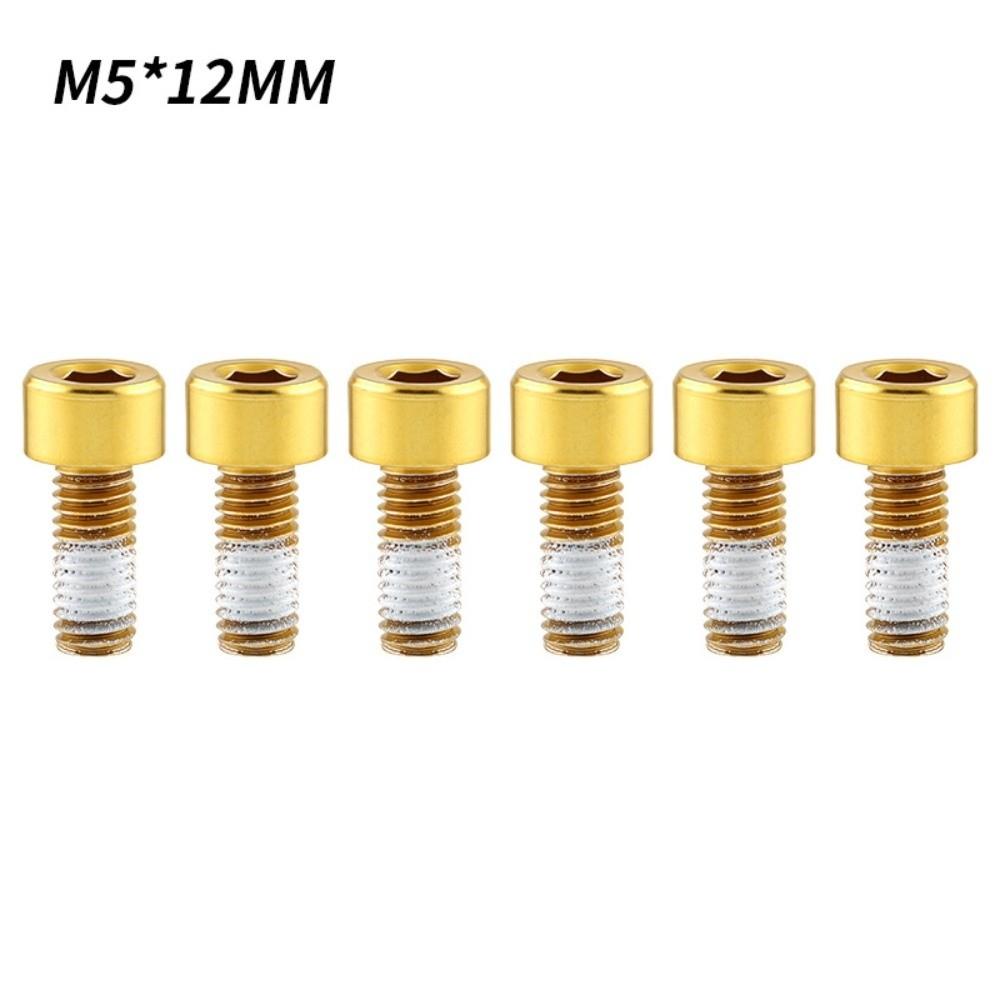 M5×12mm Bike Bottle Cage Screws Ultra-Light Bike Holder Bolts Water Bottle Cage Bolts MTB
