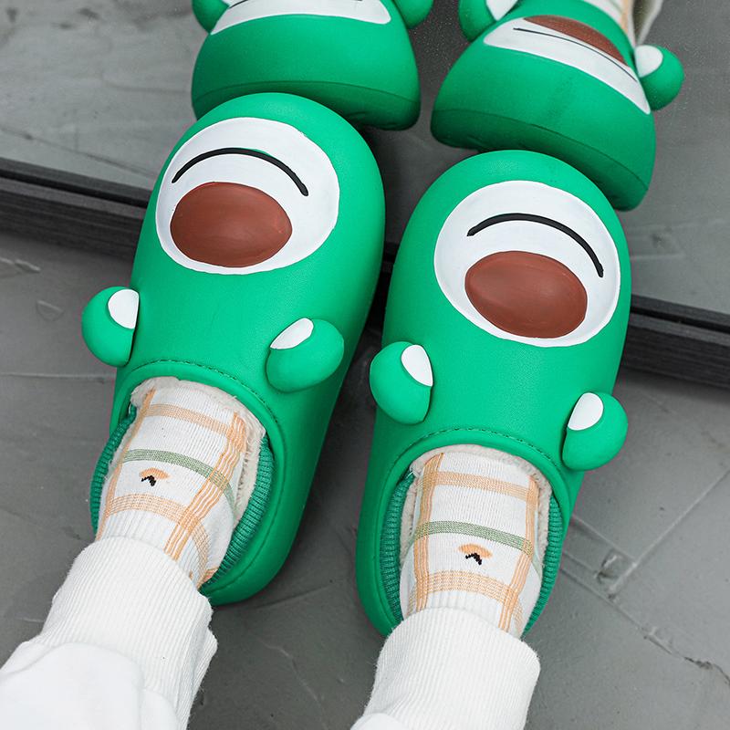 Детские модные тапочки из хлопка на толстой подошве больших размеров — фото 11