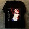 The Cure Alternative Punk Rock Unisex Mode Retro Porträt Druck Hohe Qualität Kurzarm Fauler Stil T-Shirt