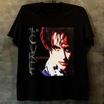 The Cure Alternative Punk Rock Unisexs Fashion Retro Portrait Print High Quality Short Sleeve Lazy Wind TShirt