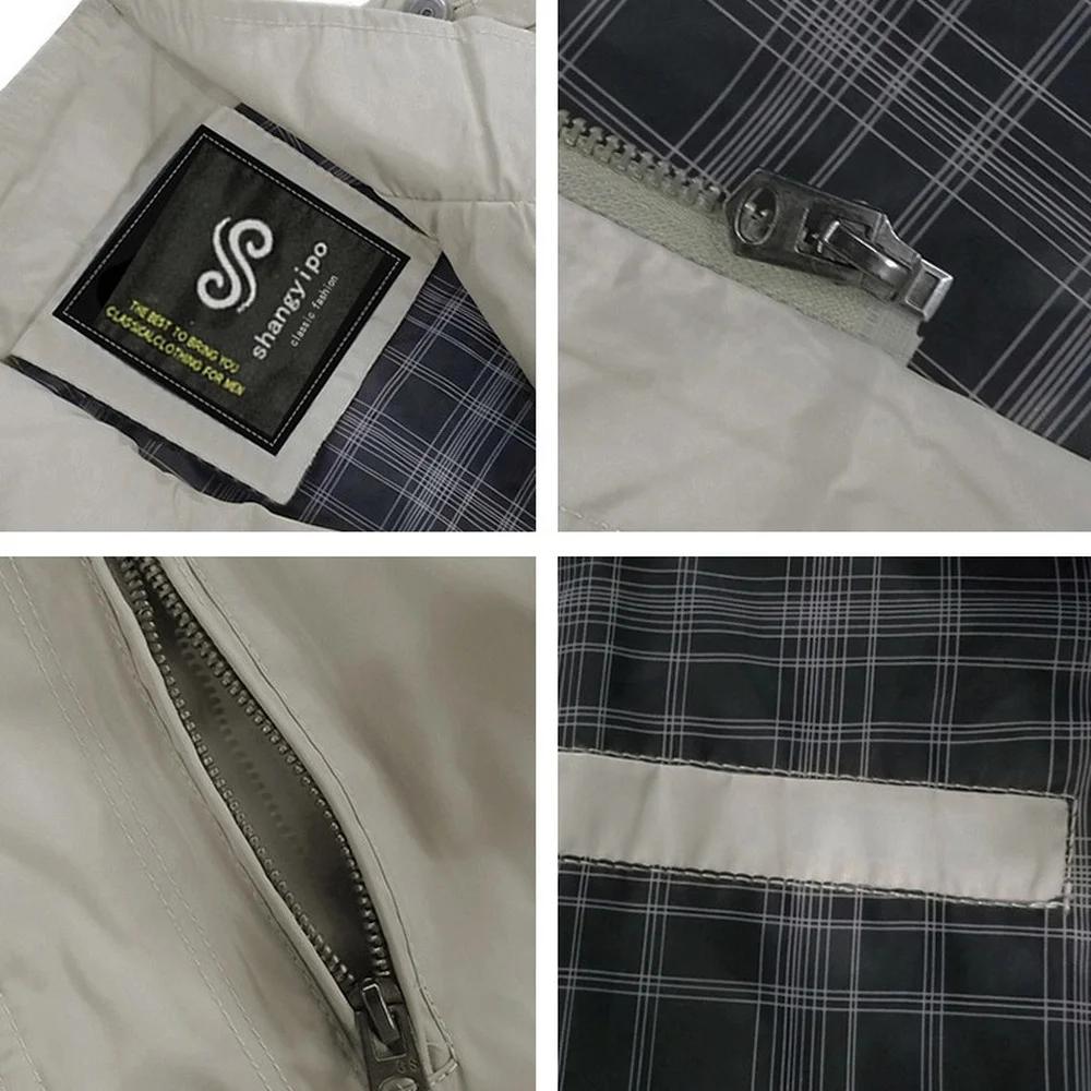 Spring Autumn Male Business Windbreak Thin Outwear Parka Men Big Size Casual Long Jacket Loose Varsity Bomber Coat