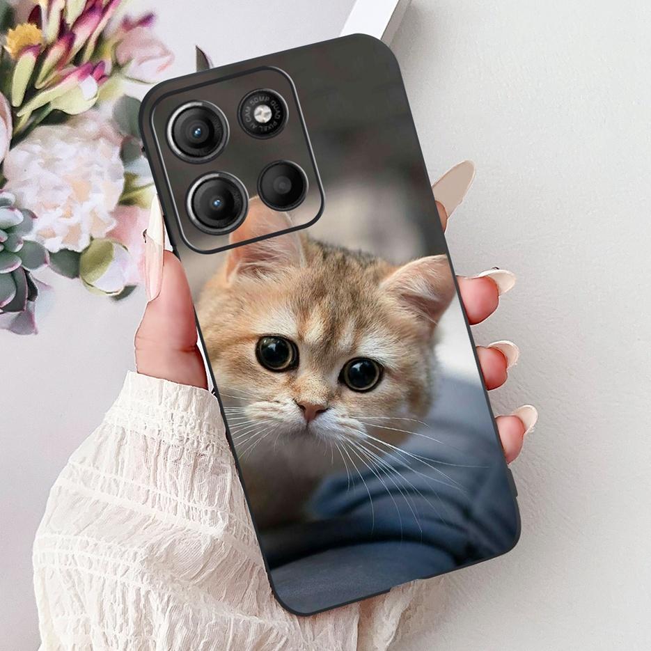 For Motorola Moto G15 Case Moto G75 XT2437-2 Luxury Popular Painted Cover Soft TPU Phone Case For Motorola G15 G 75 MotoG75 Bags