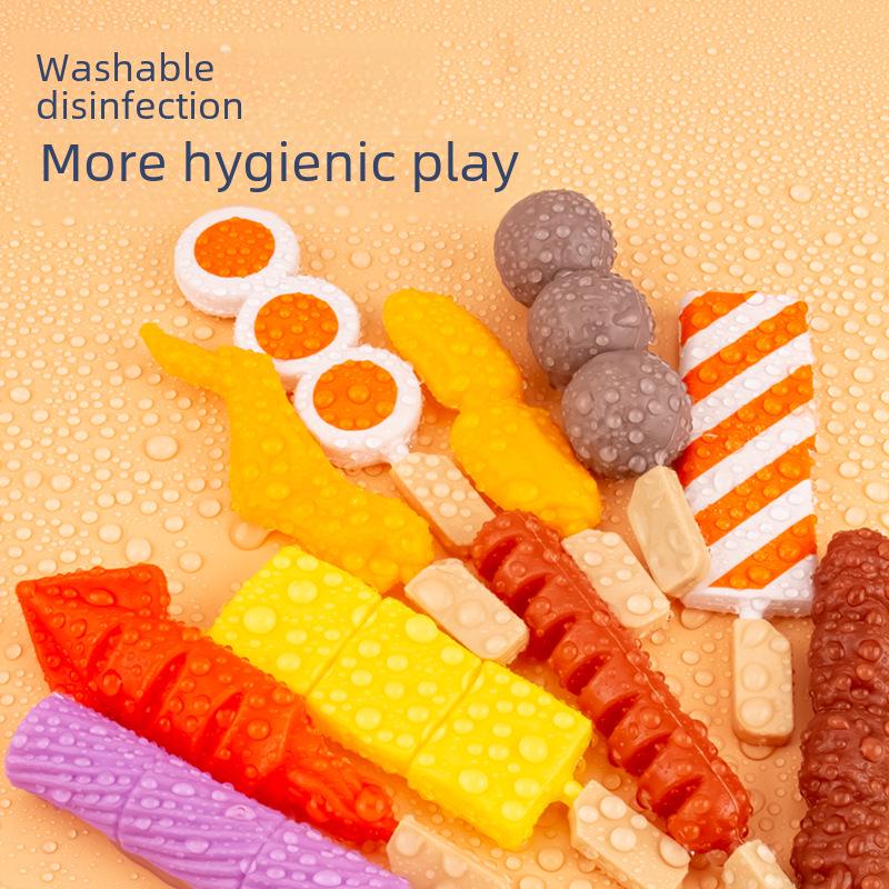 Kids' Pretend Play BBQ Set: Grilled Meat & Skewers Kitchen Toy