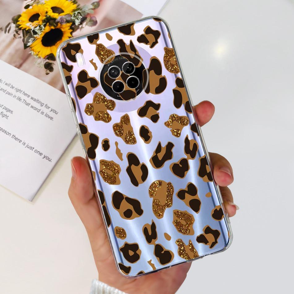 

For Huawei Y9a Case Nova Y9a FRL-L22 FRL-L23 Elegant Printing Soft Silicone TPU Clear Phone Back Cover For Huawei NovaY9a Y 9A Huawei Y9a