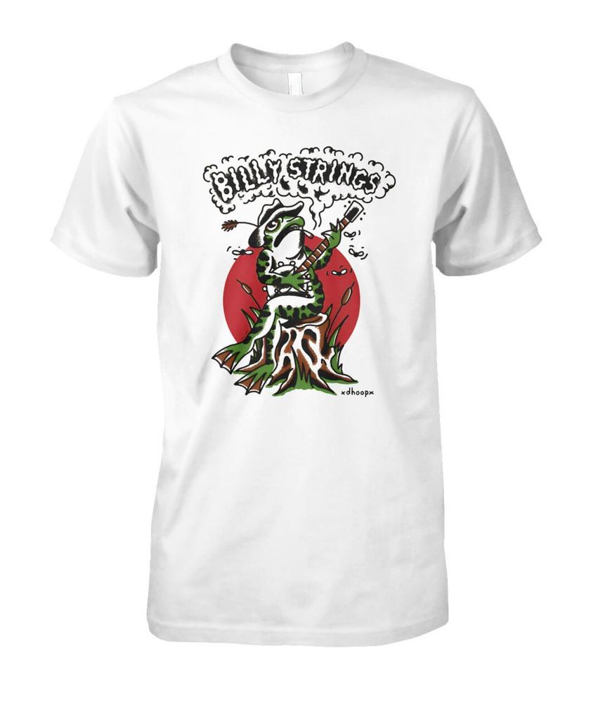 NEW Billy Strings Classic Frog  Gift For Fan White All Size Shirt CV13 Unisex T-Shirt Graphic Tee S