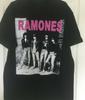 RAMONES Album Tour Concert Black Men S-5XL Cotton T-shirt