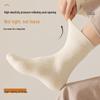 Wool Women's Mid-Tube Plush Socks – Thick, Cozy Winter Home & Sleep Socks