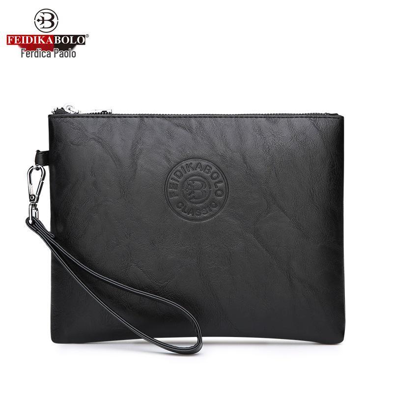 Men's 2023 Casual PU Leather Clutch Bag - Large Capacity Phone Wallet
