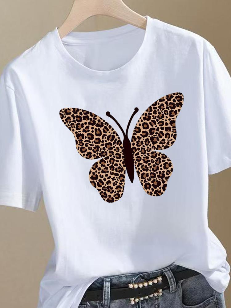 (Asian Size) Trend Flower Sweet Clothing Top Short Sleeve Graphic T-shirts Print Female T Shirt Woman Women Fashion Tee