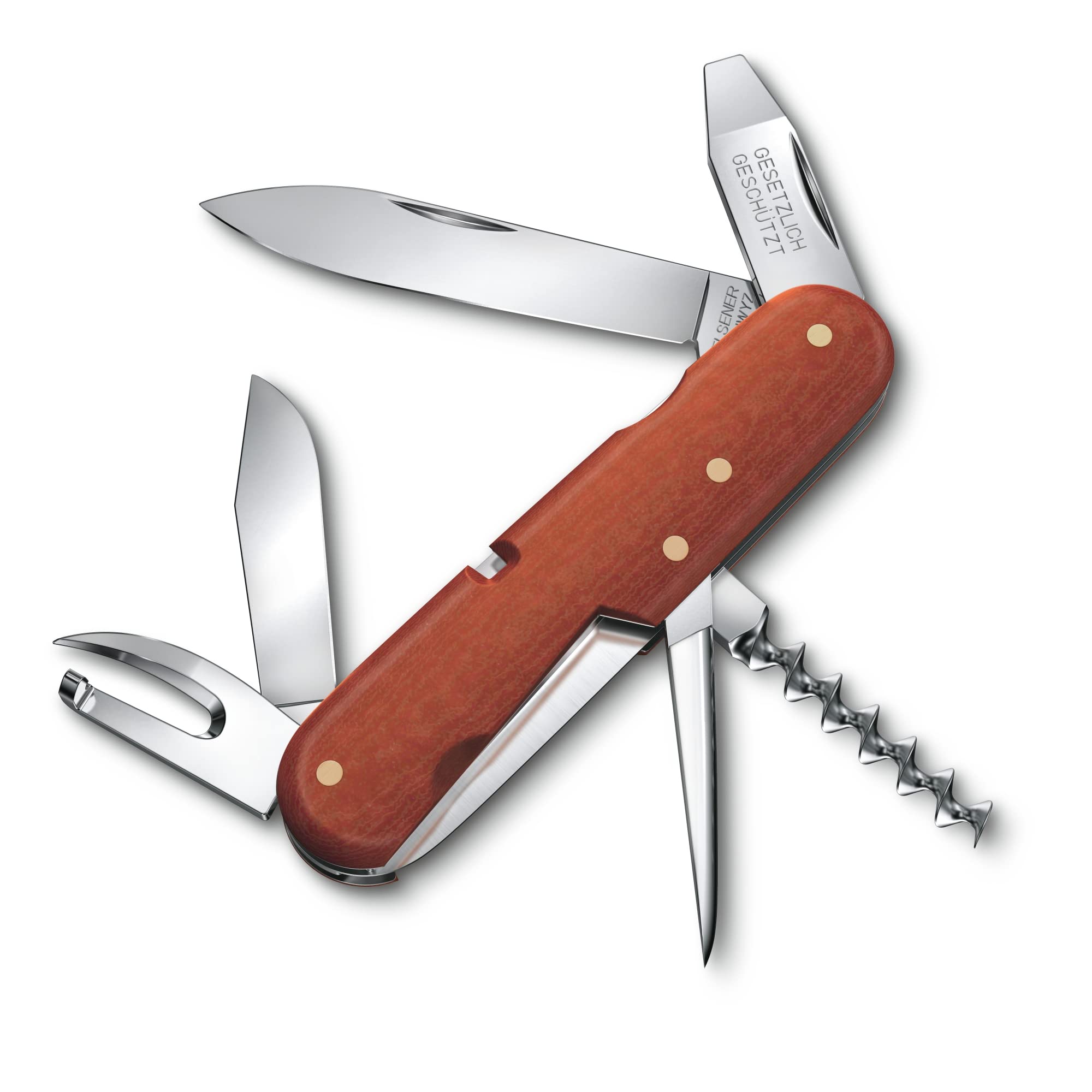 

Репродукція ножа VICTORINOX 125-річної історичної ікони 1897 року обмеженого випуску із серійним номером, подарунковий, червоний, 91 мм [гарантія включена]