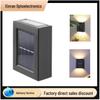 Solar-Powered Outdoor Wall Light for Garden, Courtyard, and Home Decoration