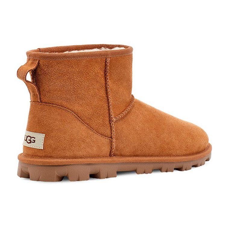 UGG Essential Mini Classic Fleece Lined Brown Women's 1115030-CHE