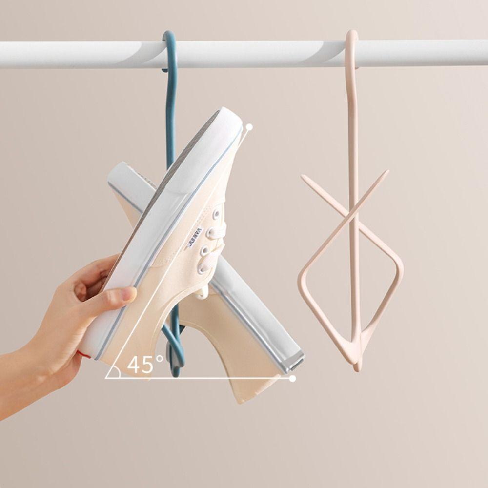 New Hanging Shoe Drying Rack Multi-Functional Space Saving Shoe Holder Windproof Shoes Hanger for Home Balcony Bathroom