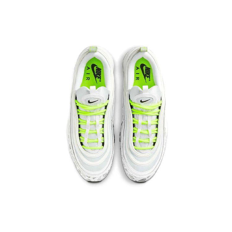 Nike Air Max 97 Reflective Logo Men Sneakers White Black Pure-Platinum DH0006-100