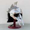 Gladiator Helmet-Knight Roman Soldier Maximus Helmet Larp Halloween Costume