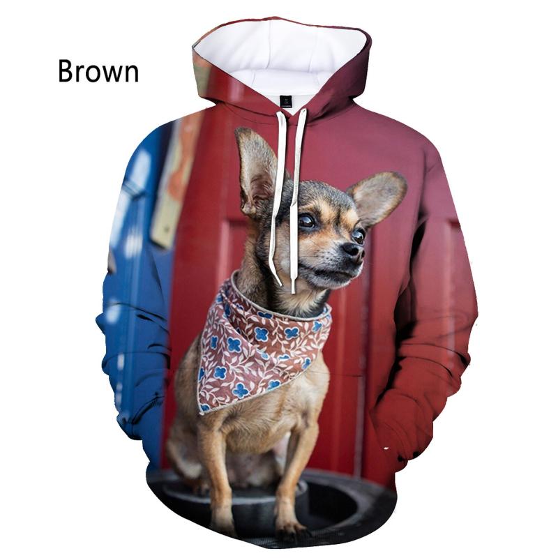 

Новая мода животных собака Чихуахуа 3D печать Толстовка Мужчины Дамы Повседневная Толстовка Пуловер 4XL