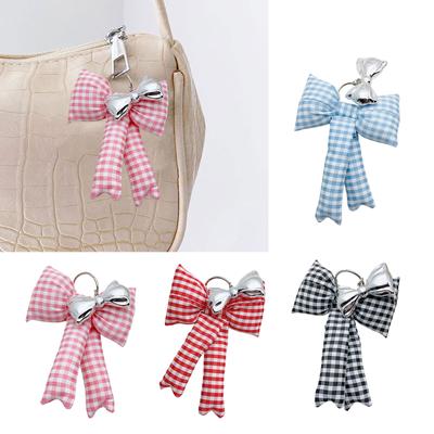 Unique Bowknot Keychain Mobile Phone Charm Chain Eye Catching Bows Keyring Decoration Bag Pendant for Any Occasion