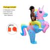 Colorful Unicorn Knight Inflatable Costume - Colorful Halloween Christmas Party Role Playing Set, Suitable for Height 150-190cm