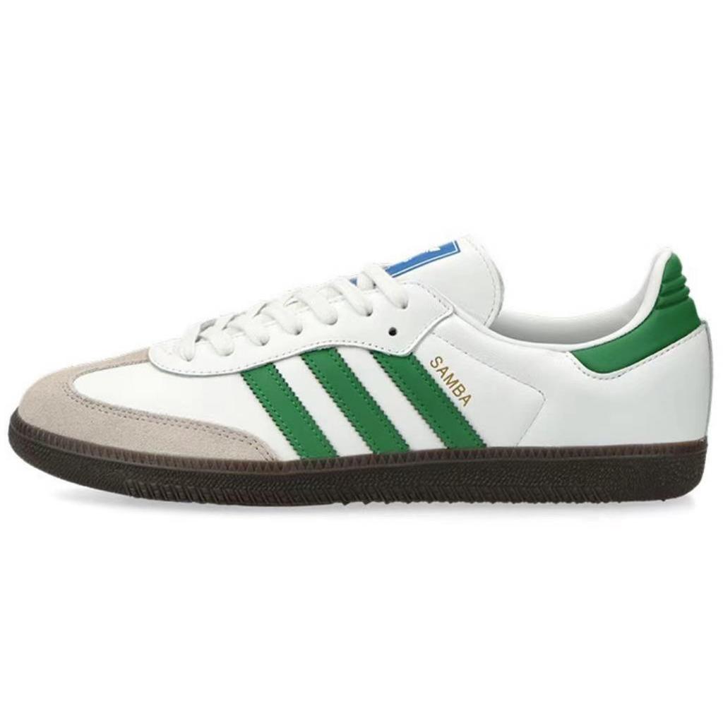 Adidas Originals Samba Low top Skateboard Shoes Unisex Black White IG1024(Team22-samba)