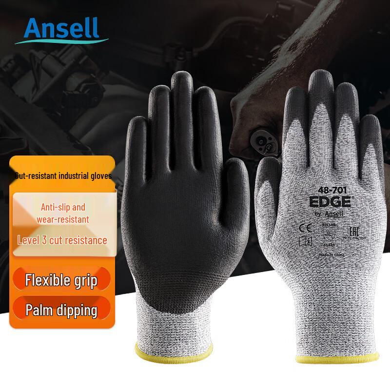 Ansell 48-701 Cut-Resistant Work Gloves 9