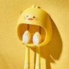 Cute Toothbrush Holder Multipurpose Punch Free Cartoon Animal Wall Mounted Toothbrush Stand for