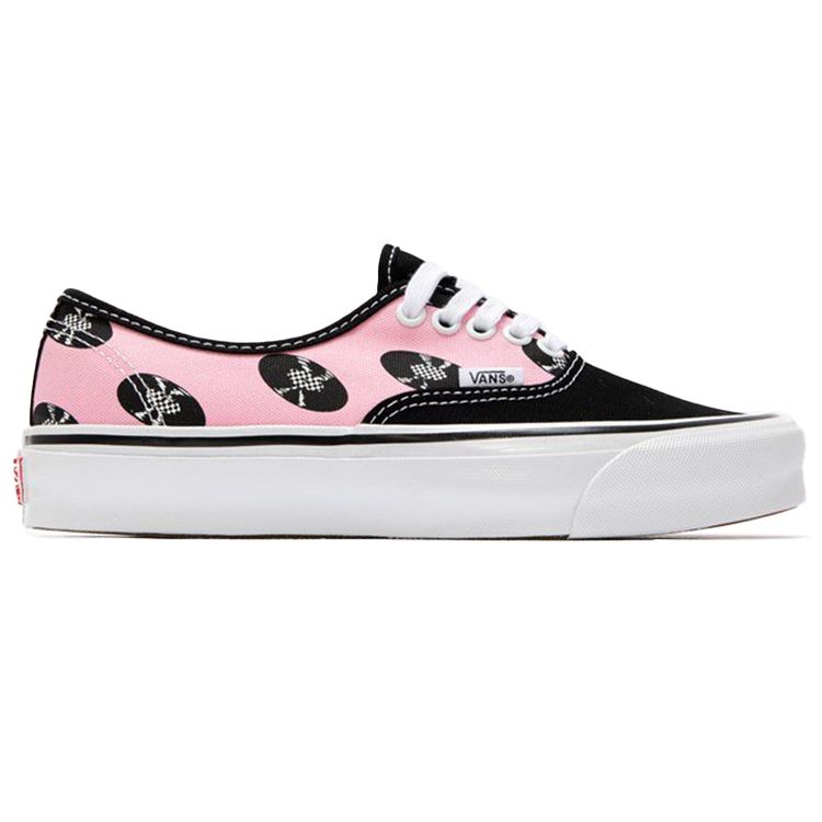Wacko Maria X Vans Authentic LX Records - Pink Unisex Sneakers Black White VN0A4BV9594