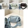 Chic Fashionable Canvas Shoulder Bag Spacious Trendy Square Crossbody For Everyday Style