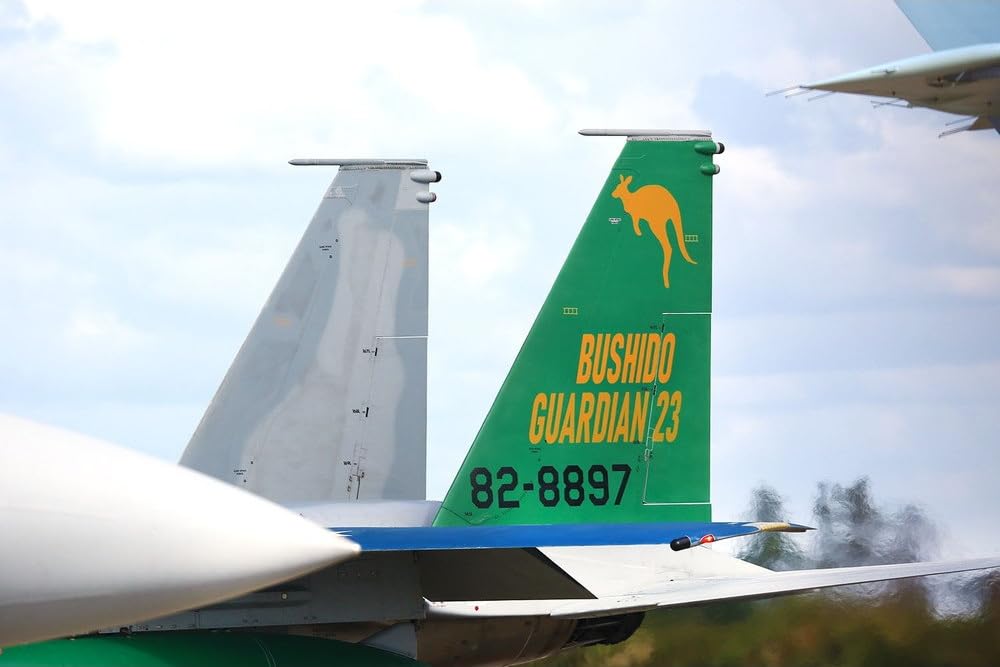 PLATZ Forțele Aeriene Japoneze Vultur Escadrila 303 Antrenament Comun Bushido Guardian 2023 Vopsea Specială Model din Plastic 1/72 Autoapărare F-15J Japonia-Australia