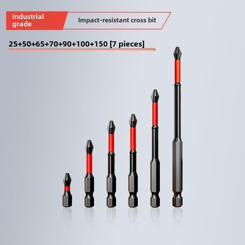 Durable Magnetic Non-Slip Screwdriver Bits Set - Impact Resistant & High Hardness