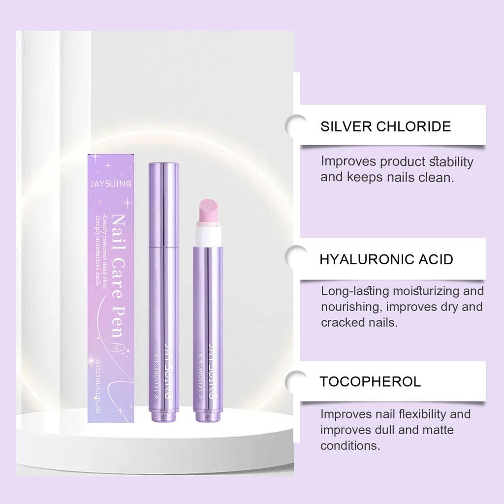 Nail Essence Care Pen For Hangnails Dry&Damaged Nails Nourishing Moisturizing Strengthen Brighten Nails Care Cuticle Oil Pen