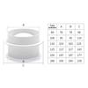 80-150mm PVC Round Pipe Draft Blocker Backdraft Damper One Way Ventilation Fan Air Duct Check Valve Kitchen Ventilation Grill