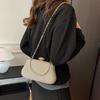 Elegant Plush Evening Bag With Clutch Closure For Womens Night Out