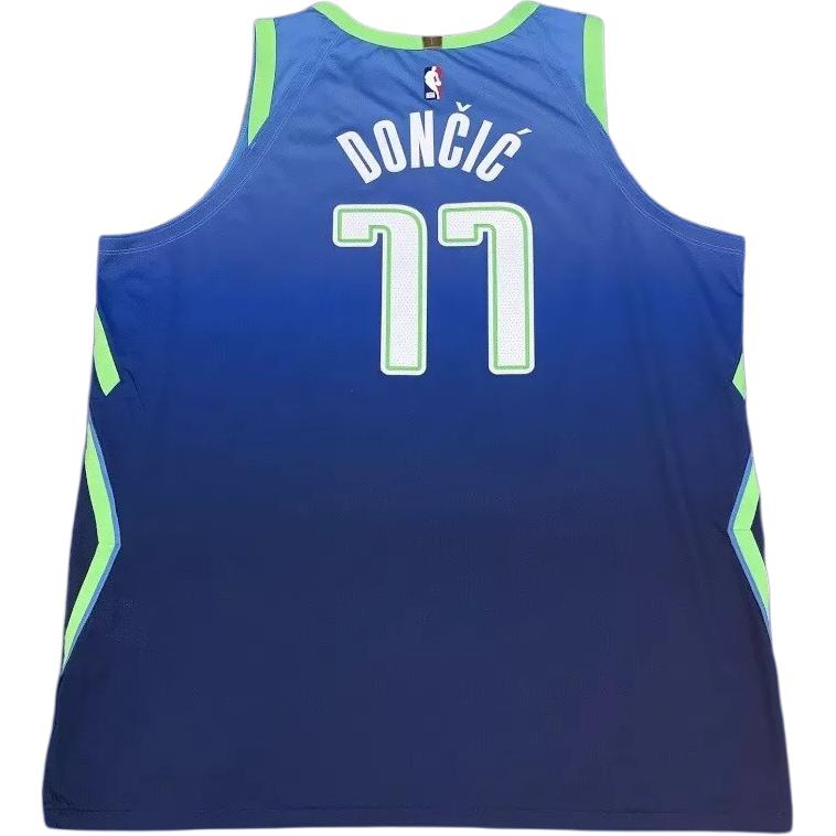 Nike 2019/20 Dallas Mavericks City Edition Color Block Letter Number Print V-Neck Pullover Basketball Jersey Men Jersey Blue AV4569-462