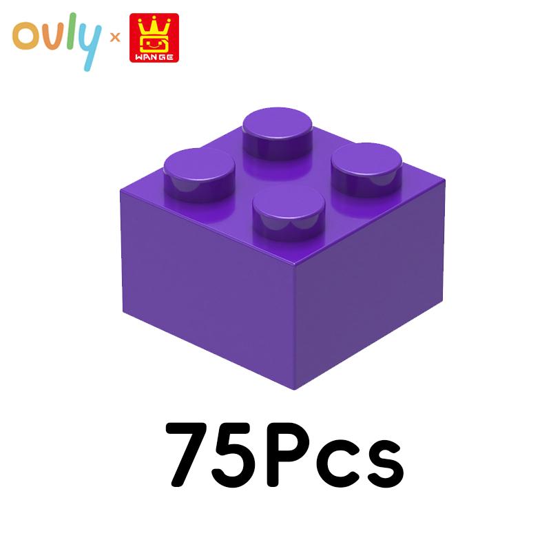 

WANGE 2*2 Building Blocks 75Pcs Small Compatible Bricks 4-Hole High Elements Accessories MOC DIY Bulk Kids Toy No.3003 0.1kg(75pcs)