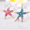 Fashion Starfish Brooch Pin Pendant Brooches for Women