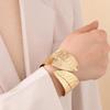 New Classic Shiny Rhinestone Bracelets Women Fashion Leaves Flower Bracelets Bangle for Female Bohemia Open Bangles Party Jewelry Punk Accessories