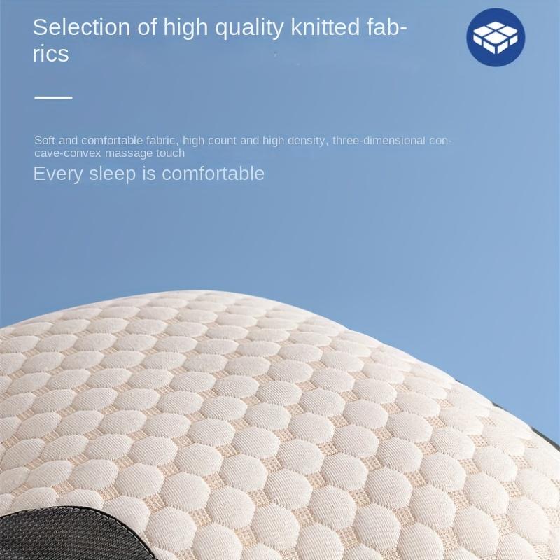 3D SPA Massage Pillow, To Help Sleep And Protect The Neck Pillow, Knitted Pillow Bedding Bed Pillows For Bedroom Dorm Room