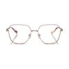 MICHAEL KORS Logo Design Metal Irregular Optical Frame Women's Silver Silver 54 basic packaging-glasses case