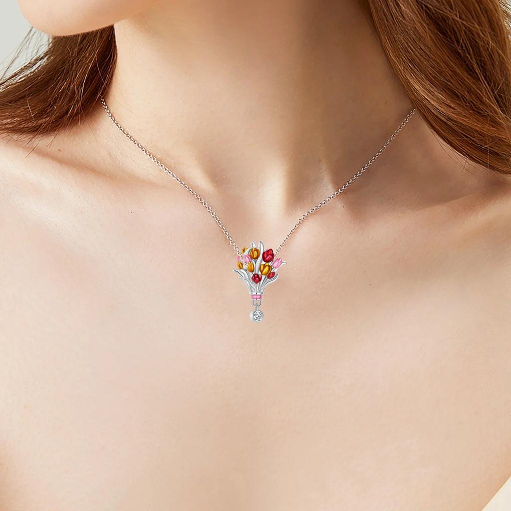Authentic Original Copper Metal Red Charm Bead Components Heart Cherry Strawberry Flower Fish Bead Components Designed For Necklace Do It Yourself