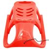 VidaXL Traîneau pour Enfants Luge Glisseur de Neige Ensemble de Jouet d'Extérieur Tout-petit Corde de Traction Rouge 93719