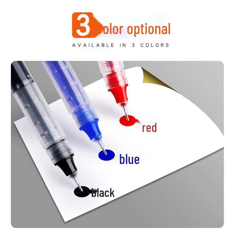 Snabbtorkande Svart Gel-Rullpenna 0,5 mm för Prov & Kontorsbruk