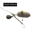 2 sztuk 5m karta z siatki PVA przynęta na karpia Pop Up Boilies Feeder Lures Refill Rig Hook Bait Wrap torby 18/25/37/44mm torba PVA akcesoria wędkarskie