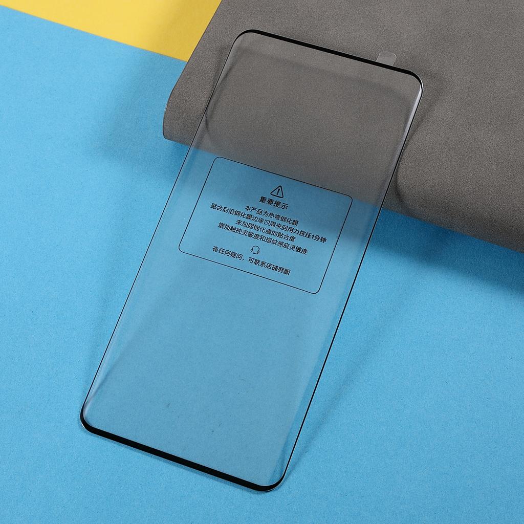 CALANS 3D Gebogen (Seitenleim) Vollständig abdeckender gehärteter Glas-Displayschutz für Huawei P50 Pro