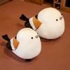 Super Soft Down Cotton Round Ball Shape Lifelike Fat Tits Bird Plush Toy Stuffed Plushie Parrot Cushion For Birthday Gift