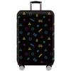 Luggage Case Thin Protective Cover Cartoon Pattern Trolley Travel Leather Box