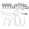 20Pcs Universal Car Audio Stereo Radio Removal Key Tools Set for Easy Install and Removal